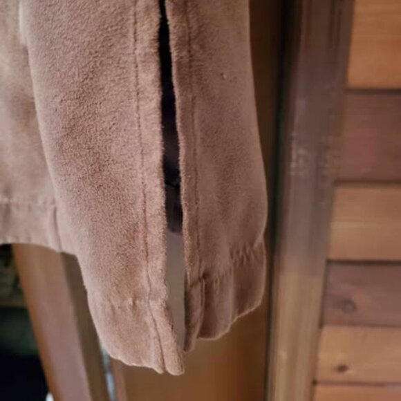 Vintage Cotton Ginny Suede-Like Jacket c 1990s – Plus Size Small - Picture 11 of 12